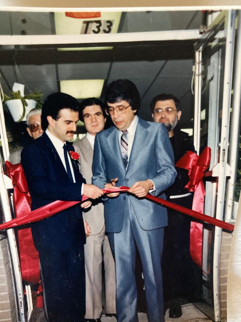 Lanuto World Travel grand opening 1983