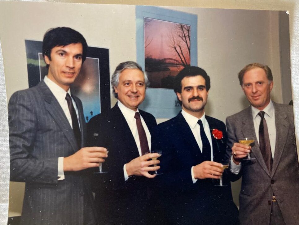 With Alitalia Airlines delegation